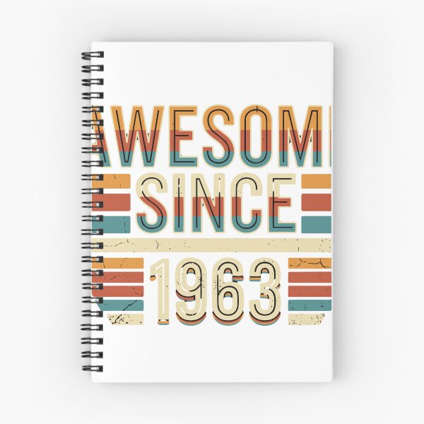 Item preview, Awesome Since 1963 Birthday Born In Milestone  designed and sold by SofiBlair.