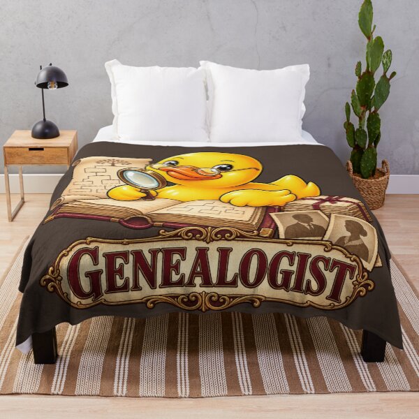 Item preview, Genealogist Rubber Duck Family History Character designed and sold by BROHLine Studio.