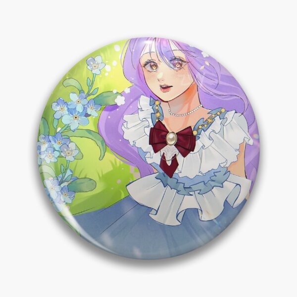 Item preview, beauty woman with purpple hair designed and sold by Zoevyyart.
