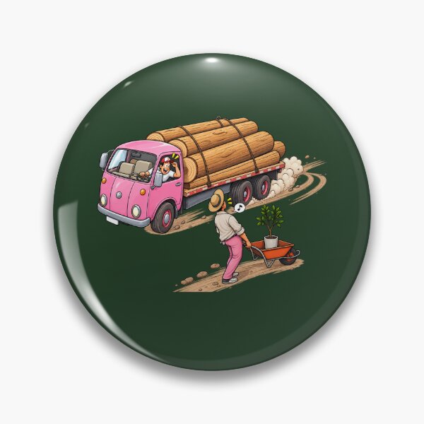Item preview, Plant Trees, Save Forests – Funny Environmental Cartoon – Deforestation Awareness designed and sold by waikibi ⭐⭐⭐⭐.