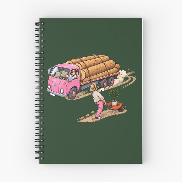 Item preview, Plant Trees, Save Forests – Funny Environmental Cartoon – Deforestation Awareness designed and sold by waikibi ⭐⭐⭐⭐.