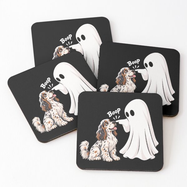 Item preview, Funny Ghost English Setter Dog Boop Halloween Design Mom Dad designed and sold by rafaeltto.