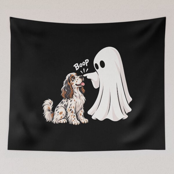 Item preview, Funny Ghost English Setter Dog Boop Halloween Design Mom Dad designed and sold by rafaeltto.