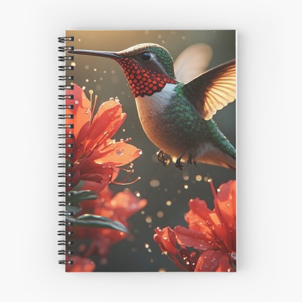 Item preview, Ruby-Throated Hummingbird Garden designed and sold by CreekSideCreat.