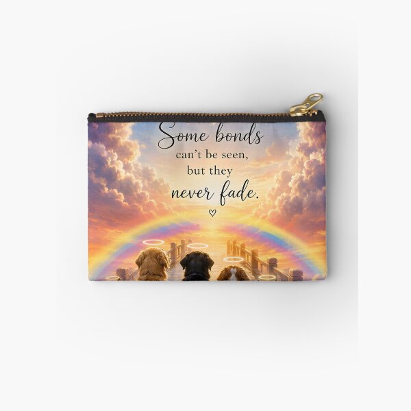 Item preview, Some Bonds Never Fade Rainbow Bridge Pet Memorial designed and sold by Sybille-Yates.