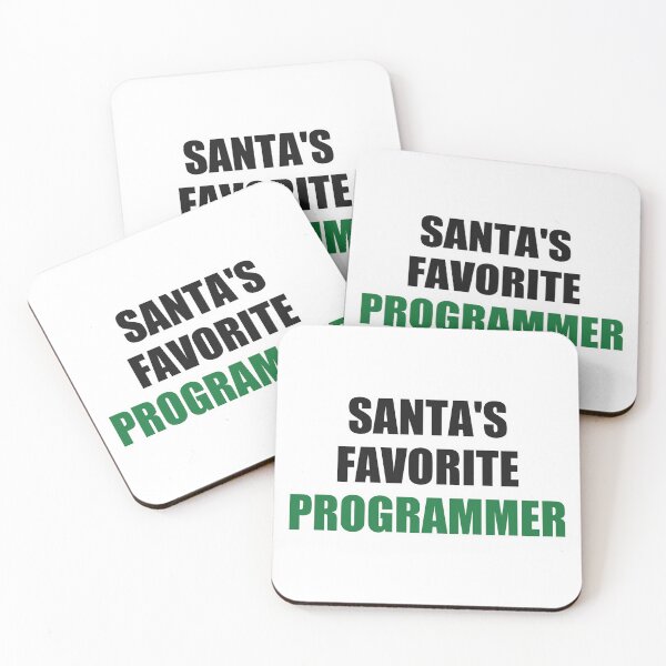 Item preview, Santas Favorite Programmer Christmas Shirt designed and sold by Alphakenon.