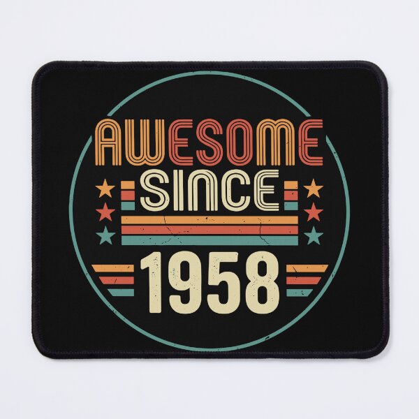 Item preview, Awesome Since 1958 Birthday Born In 1958 Vintage Retro designed and sold by SofiBlair.