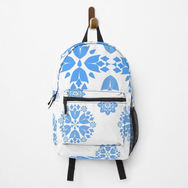 Item preview, Elegant Blue Floral Ornament Seamless Pattern with Decorative Motifs designed and sold by Ei-Ei.