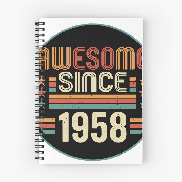 Item preview, Awesome Since 1958 Birthday Born In 1958 Vintage Retro designed and sold by SofiBlair.