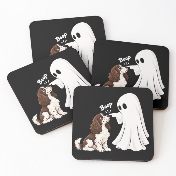 Item preview, Funny Ghost English Springer Spaniel Dog Boop Halloween Design Mom Dad designed and sold by rafaeltto.