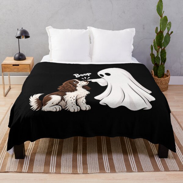 Item preview, Funny Ghost English Springer Spaniel Dog Boop Halloween Design Mom Dad designed and sold by rafaeltto.