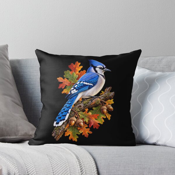 Item preview, Blue Jay Perched on Oak Branch designed and sold by RockitBaby.