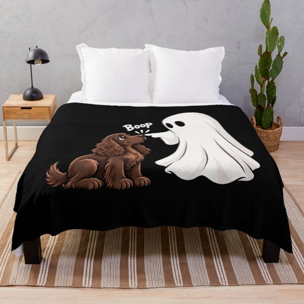 Item preview, Funny Ghost Field Spaniel Dog Boop Halloween Design Mom Dad designed and sold by rafaeltto.