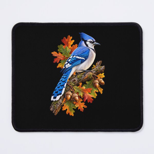 Item preview, Blue Jay Perched on Oak Branch designed and sold by RockitBaby.