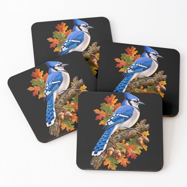 Item preview, Blue Jay Perched on Oak Branch designed and sold by RockitBaby.