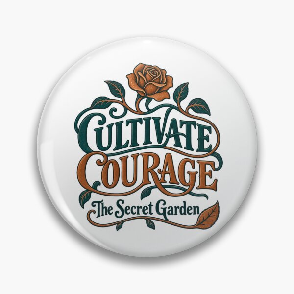 Item preview, The Secret Garden – Cultivate Courage designed and sold by Fenay Designs.