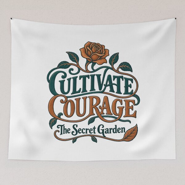 Item preview, The Secret Garden – Cultivate Courage designed and sold by Fenay Designs.