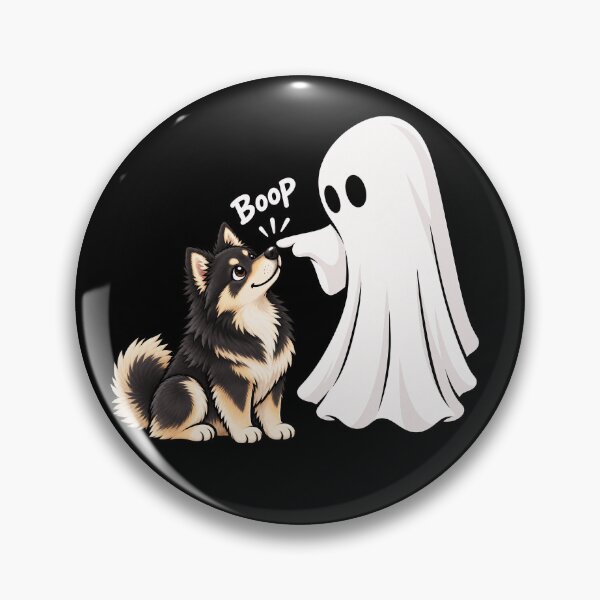 Item preview, Funny Ghost Finnish Lapphund Dog Boop Halloween Design Mom Dad designed and sold by rafaeltto.