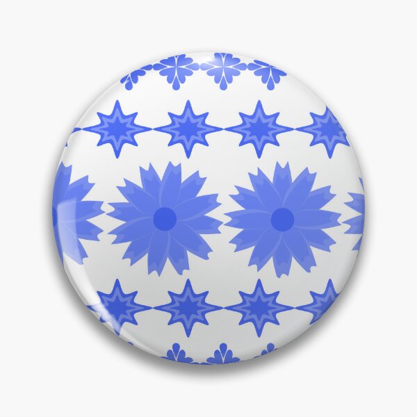 Item preview, Blue Porcelain Floral Ornament and Decorative Border Pattern Set designed and sold by Ei-Ei.