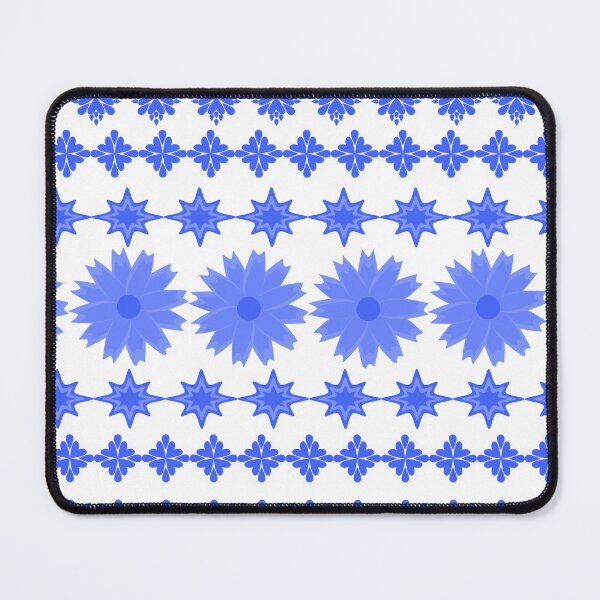 Item preview, Blue Porcelain Floral Ornament and Decorative Border Pattern Set designed and sold by Ei-Ei.