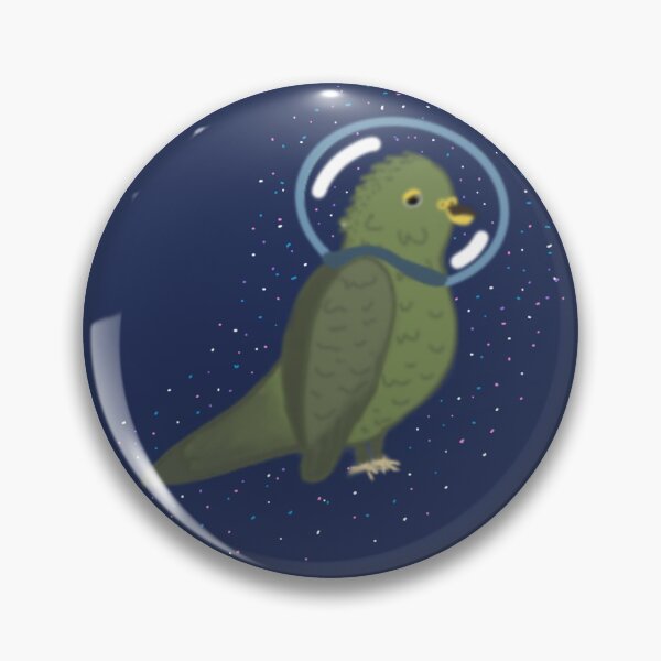 Item preview, Astronaut Kea: Sticker and Pin Only designed and sold by FerrellDesigns.