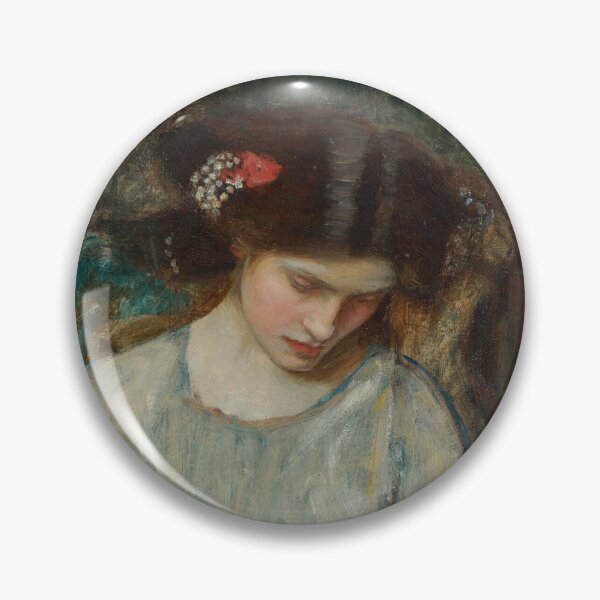 Item preview, The Necklace (1909) - John William Waterhouse designed and sold by SALON DES ARTS.