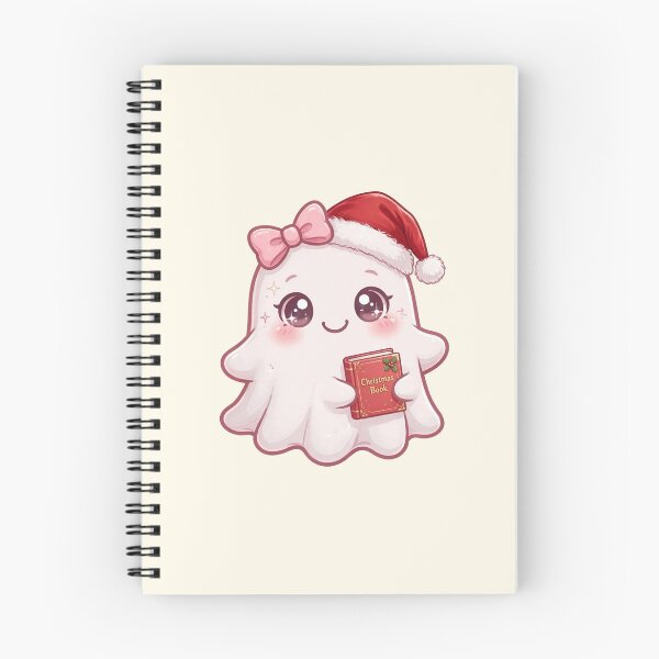 Item preview, Cute Christmas pink ghost designed and sold by priyankajustine.