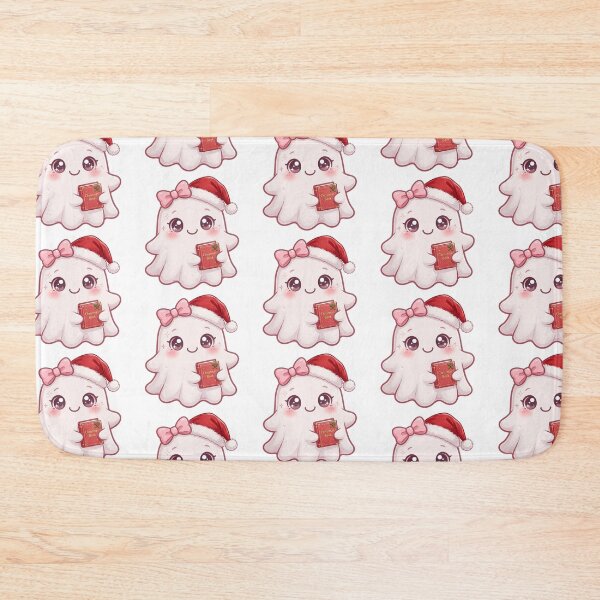 Item preview, Cute Christmas pink ghost designed and sold by priyankajustine.