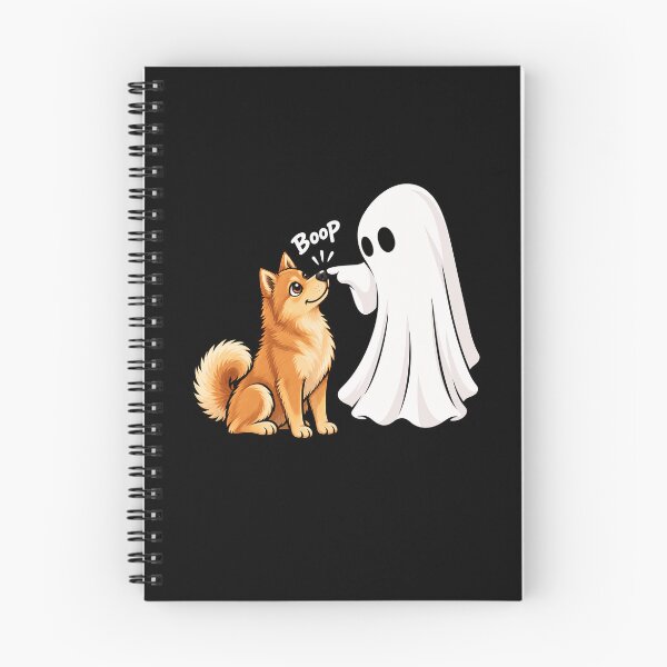 Item preview, Funny Ghost Finnish Spitz Dog Boop Halloween Design Mom Dad designed and sold by rafaeltto.