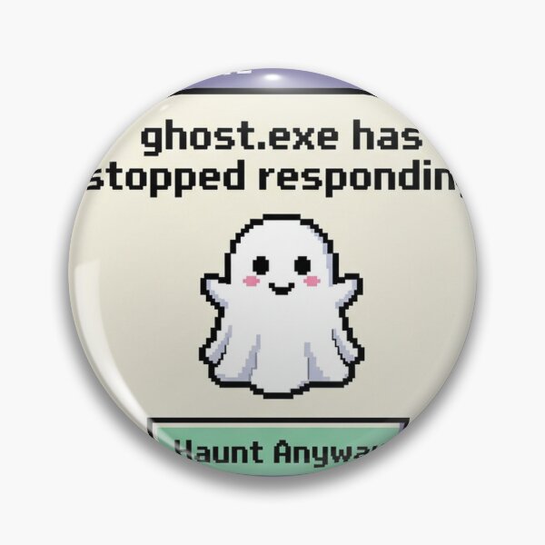 Item preview, Ghost.exe Has Stopped Responding - Funny Halloween Ghost designed and sold by Ridahh.