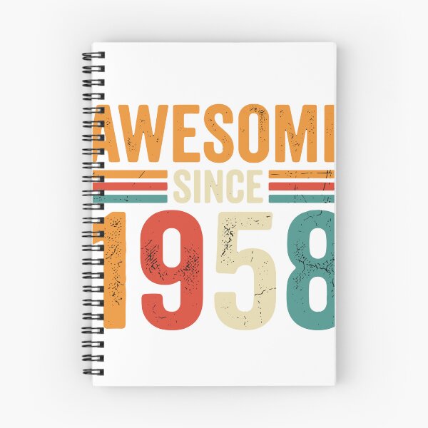 Item preview, Awesome Since 1958 Birthday 65th Birth Year Vintage designed and sold by SofiBlair.