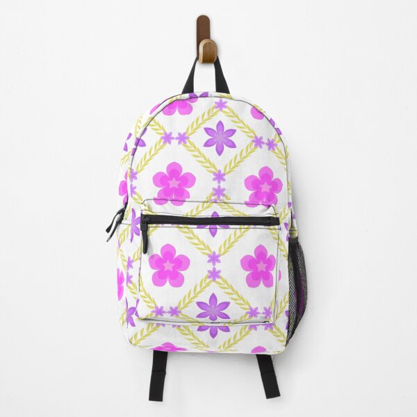 Item preview, Pink and Purple Floral Geometric Lattice Seamless Pattern designed and sold by Ei-Ei.