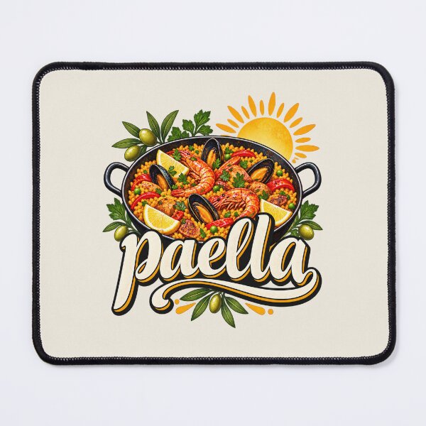 Item preview, Paella – Spanish Mediterranean Food Lover Design designed and sold by MetaModel Editions.