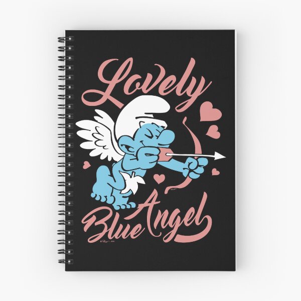 Item preview, The Smurfs Valentine's Day Lovely Blue Cute Angel Chest Logo Essential  designed and sold by circliqueart.