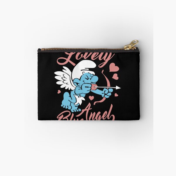 Item preview, The Smurfs Valentine's Day Lovely Blue Cute Angel Chest Logo Essential  designed and sold by circliqueart.