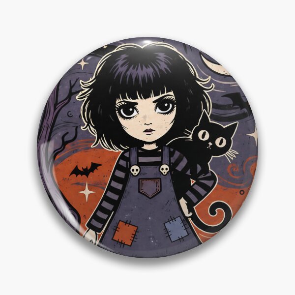 Item preview, Stay Strange Cute Gothic Halloween Witch designed and sold by MoonlitNeko.