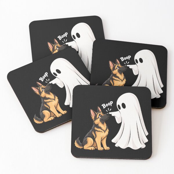 Item preview, Funny Ghost German Shepherd Dog Boop Halloween Design Mom Dad designed and sold by rafaeltto.