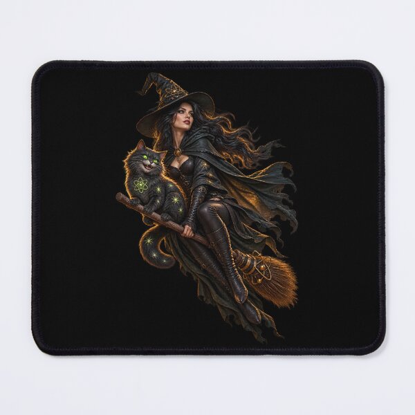 Item preview, Witch and Cat designed and sold by MarkColeImaging.