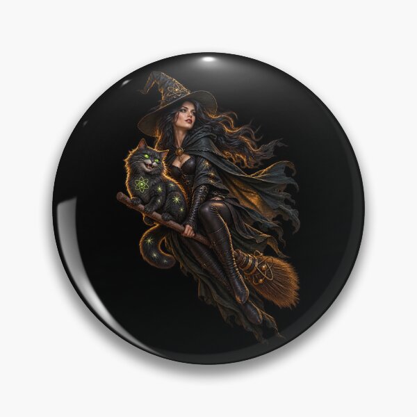 Item preview, Witch and Cat designed and sold by MarkColeImaging.