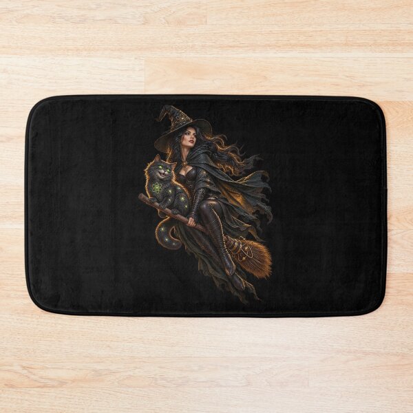 Item preview, Witch and Cat designed and sold by MarkColeImaging.
