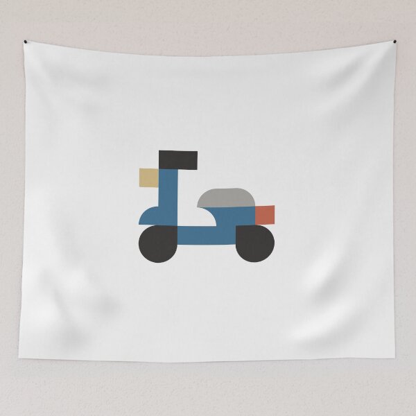 Item preview, Geometric Scooter – Modular Geometric Art designed and sold by Crocoedu.
