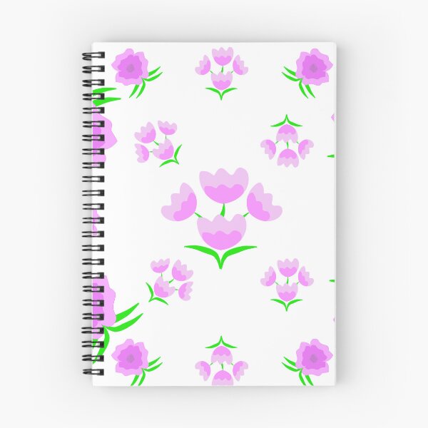 Item preview, Cute Pink Floral and Tulip Bouquet Seamless Pattern on White Background designed and sold by Ei-Ei.