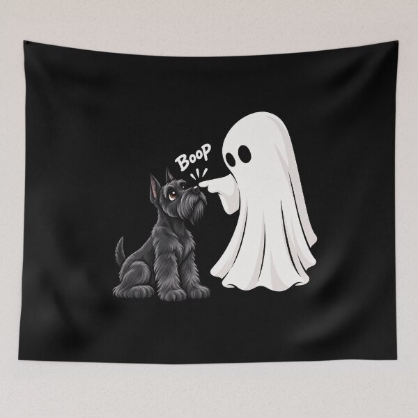 Item preview, Funny Ghost Giant Schnauzer Dog Boop Halloween Design Mom Dad designed and sold by rafaeltto.