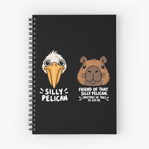 Item preview, Pelican x capybara friends designed and sold by The  Knick Knack Nook.