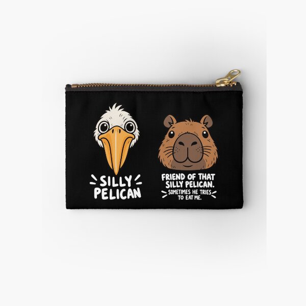 Item preview, Pelican x capybara friends designed and sold by The  Knick Knack Nook.