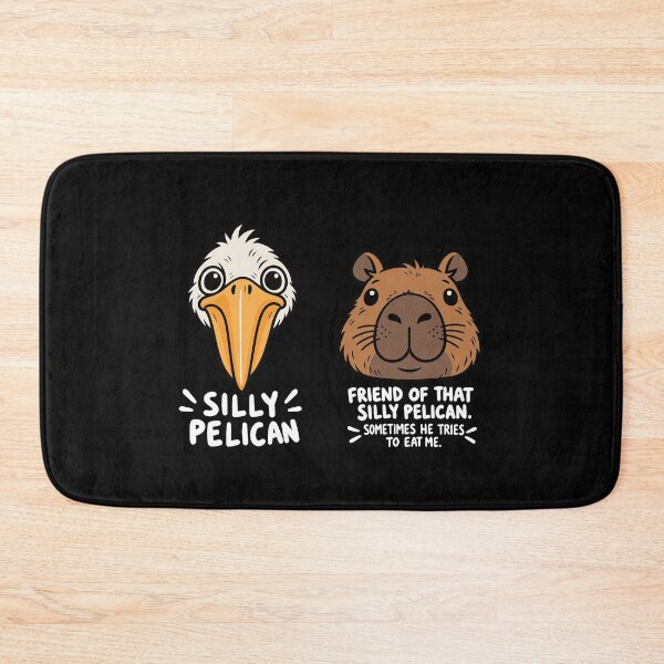 Item preview, Pelican x capybara friends designed and sold by The  Knick Knack Nook.