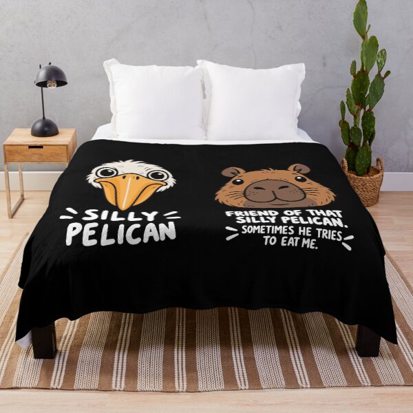 Item preview, Pelican x capybara friends designed and sold by The  Knick Knack Nook.