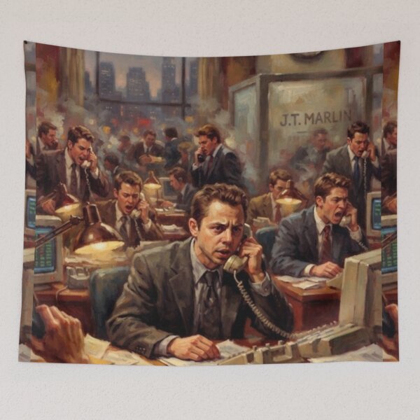 Item preview, Boiler Room Stockbroker Crime Fine Art Tribute designed and sold by Art's Diner.