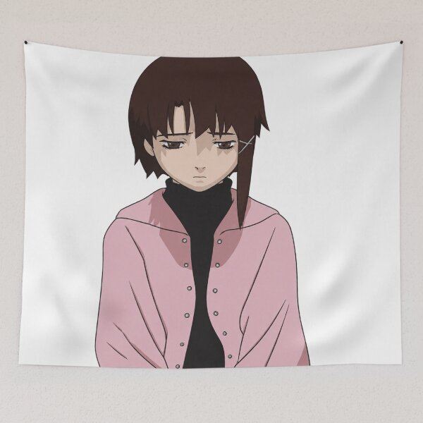 Item preview, Lain Pink Jacket designed and sold by Migi-Desu.