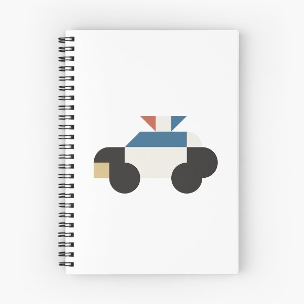 Item preview, Geometric Police Car – Modular Geometric Art designed and sold by Crocoedu.